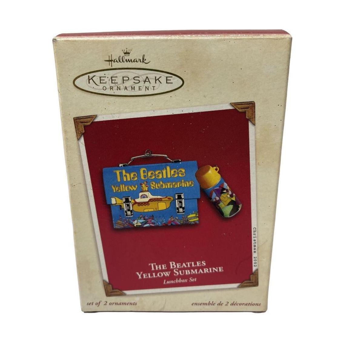 2002 The Beatles Yellow Submarine Hallmark Ornament (Lunch Box) QXI5313