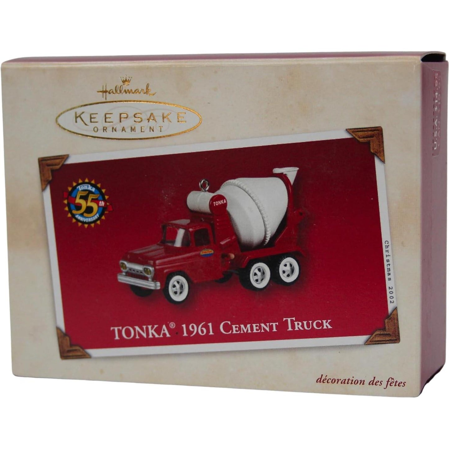2002 Tonka 1961 Cement Truck Hallmark Ornament (Tonka) QX8233