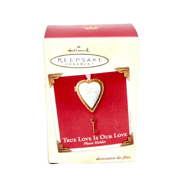 2002 True Love Is Our Love Hallmark Ornament (Photo Holder) QX8923