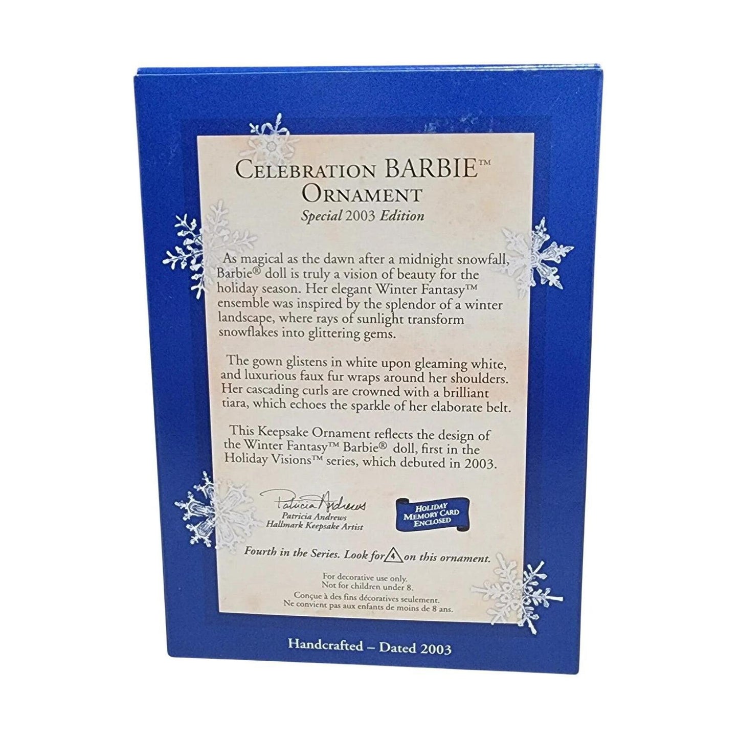 2003 Celebration Barbie Hallmark Ornament (Celebration Barbie) African American Special Edition QXI4357