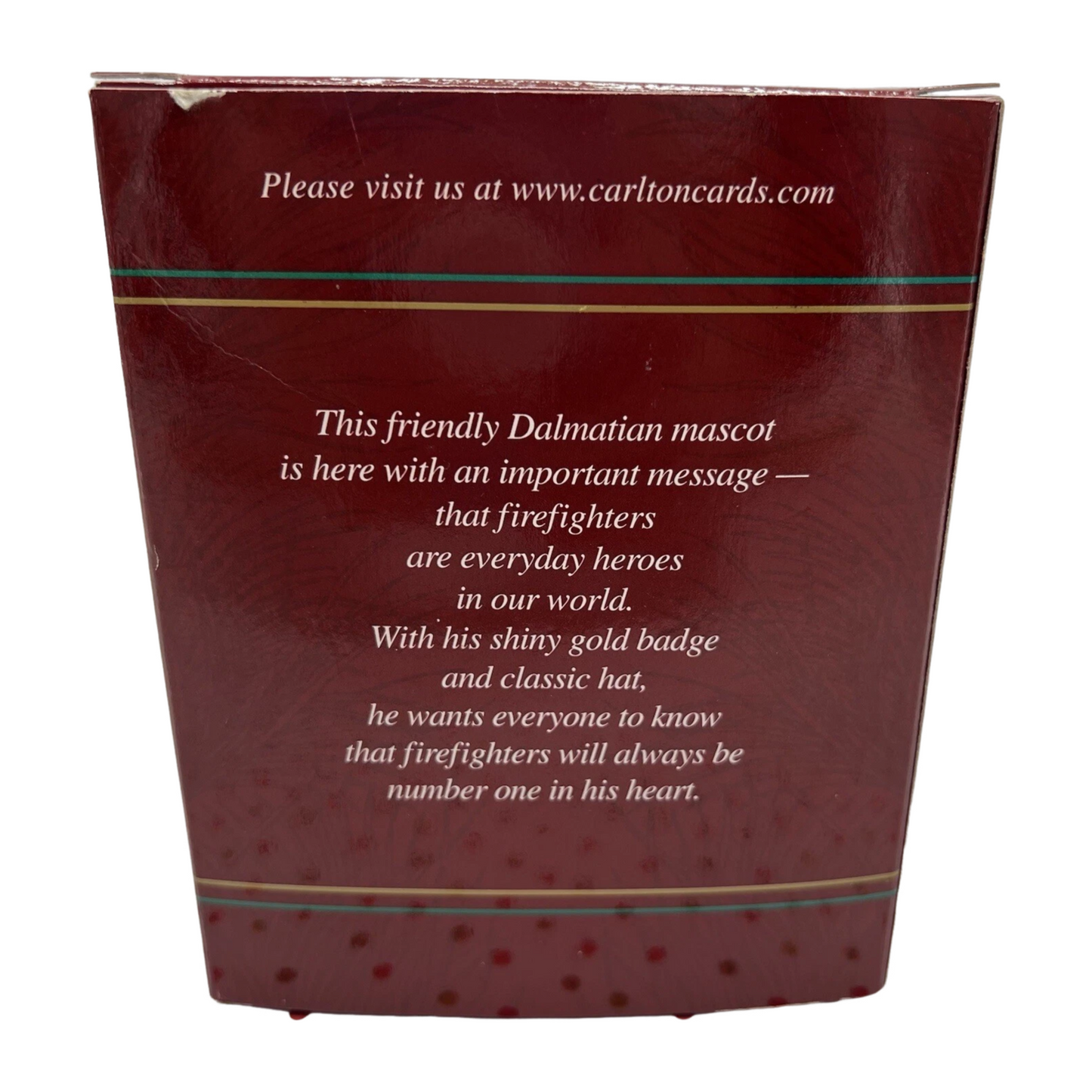 2003 Everyday Hero - Puppy Carlton Cards Ornaments (Firefighter) by Carlton Cards CXOR-084J