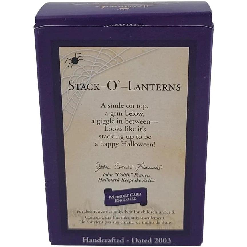 2003 Stack-O'-Lanterns Hallmark Ornament (Halloween) QFO6049