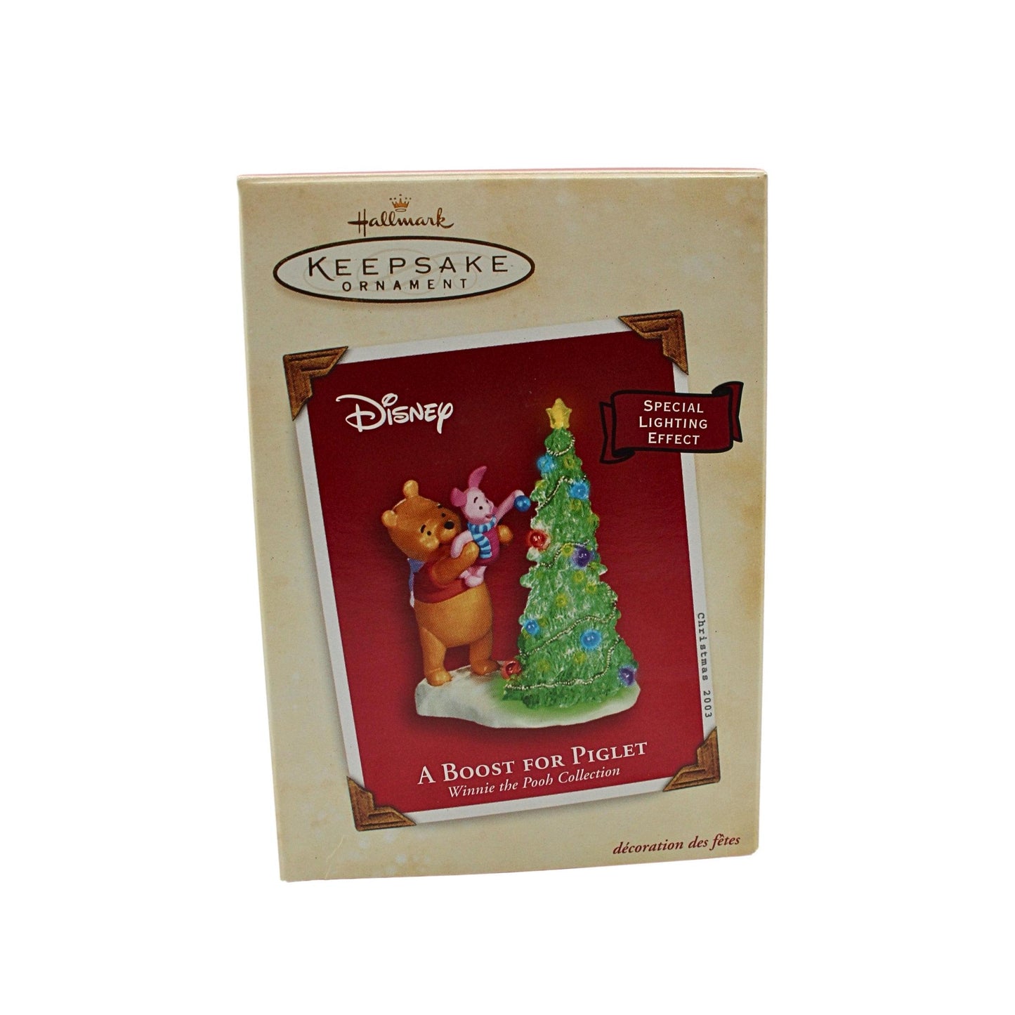2003 A Boost for Piglet Hallmark Ornament (Winnie the Pooh) QXD5069