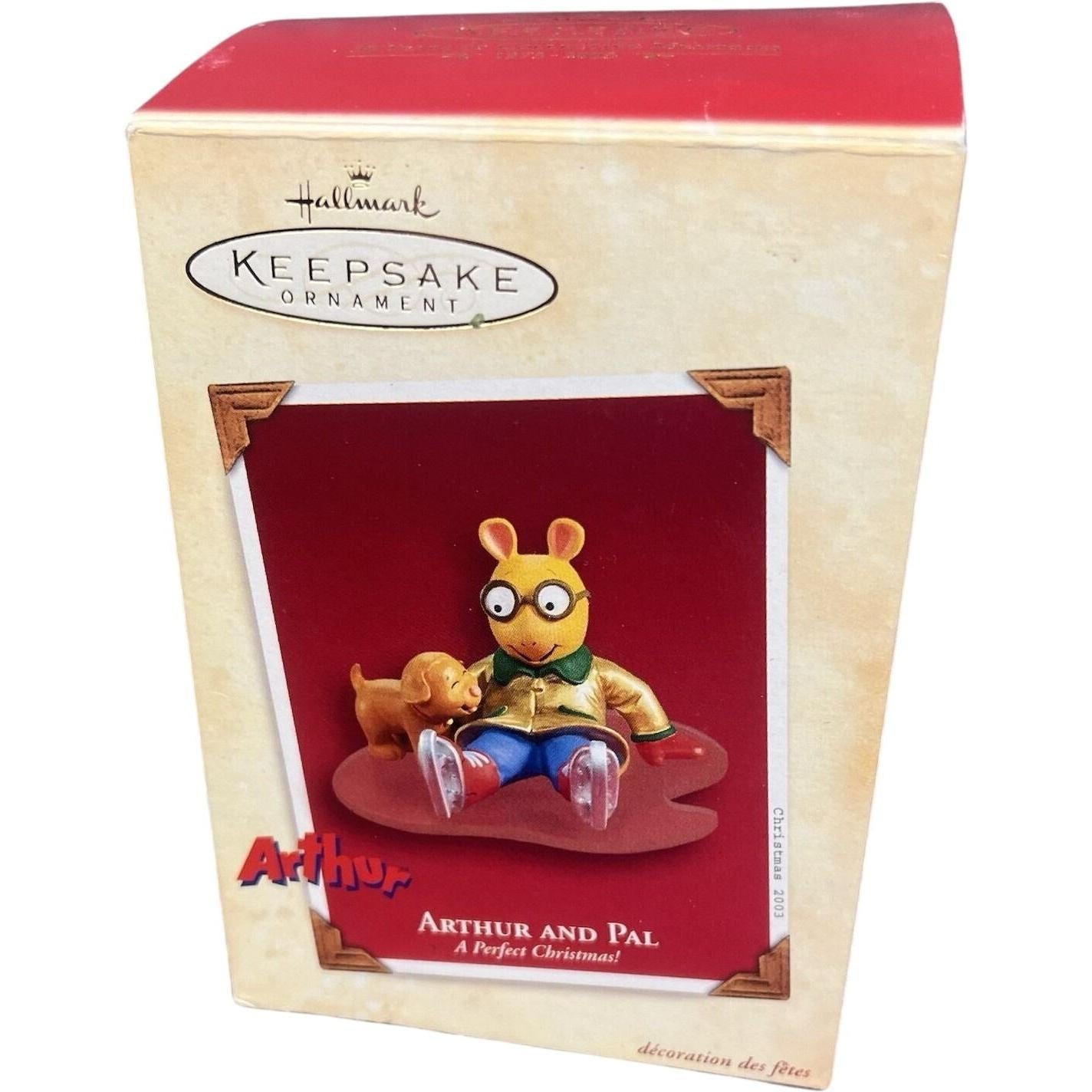 2003 Arthur and Pal A Perfect Christmas! Hallmark Ornament (Arthur) QXI8359