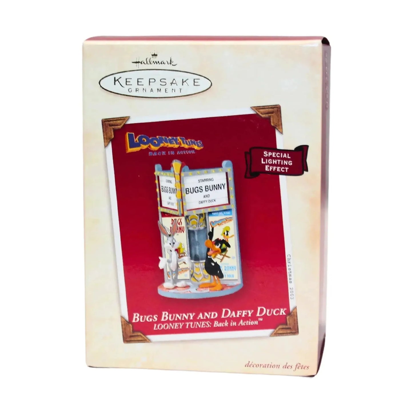 2003 Bugs Bunny and Daffy Duck Hallmark Ornament (Looney Tunes) QXI4329