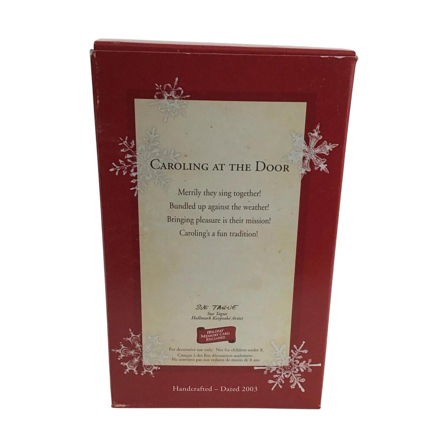 2003 Caroling at the Door Hallmark Ornament (Caroling) QXG8819