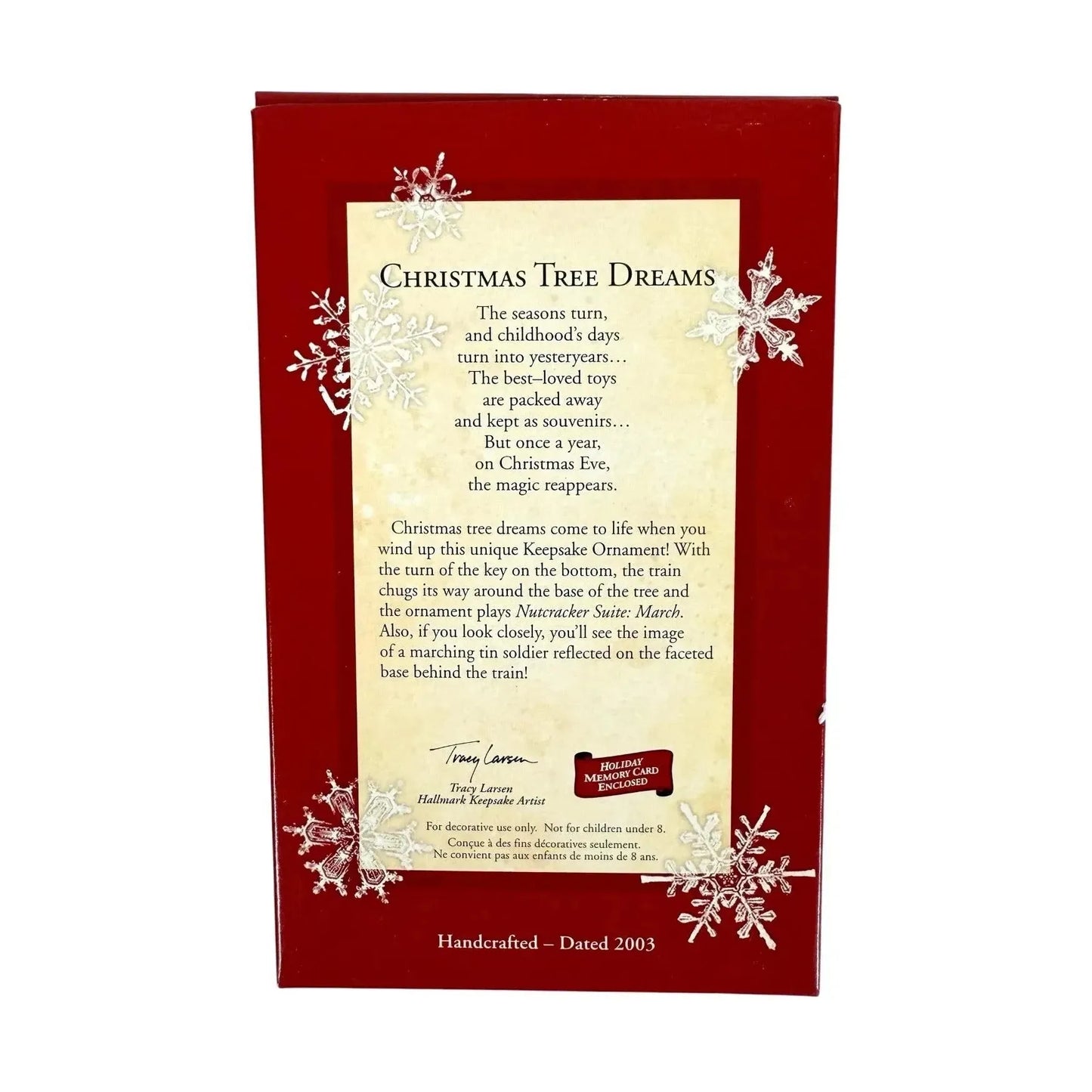 2003 Christmas Tree Dreams Hallmark Ornament (Windup Motion and Music!) QLX7477