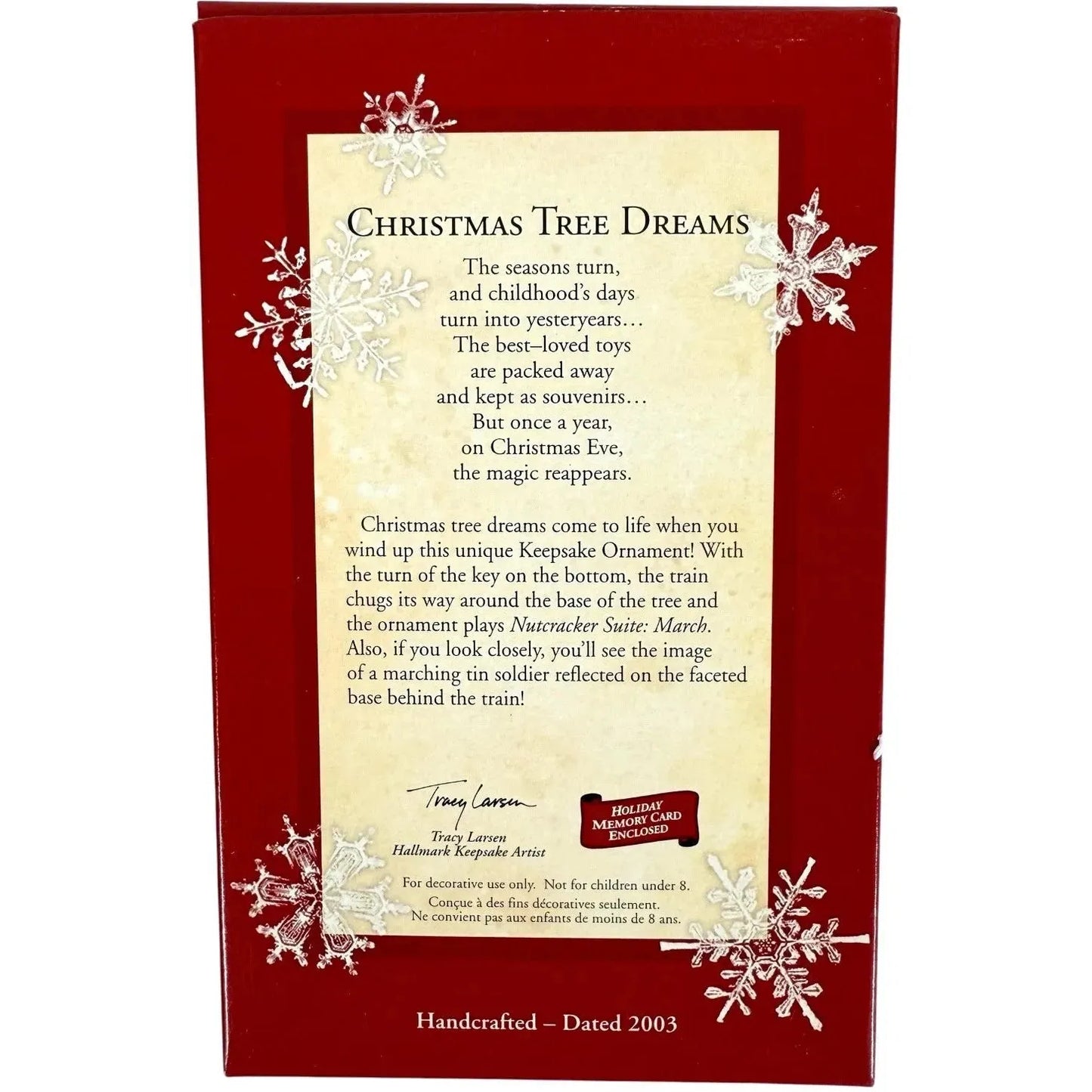 2003 Christmas Tree Dreams Hallmark Ornament (Windup Motion and Music!) QLX7477