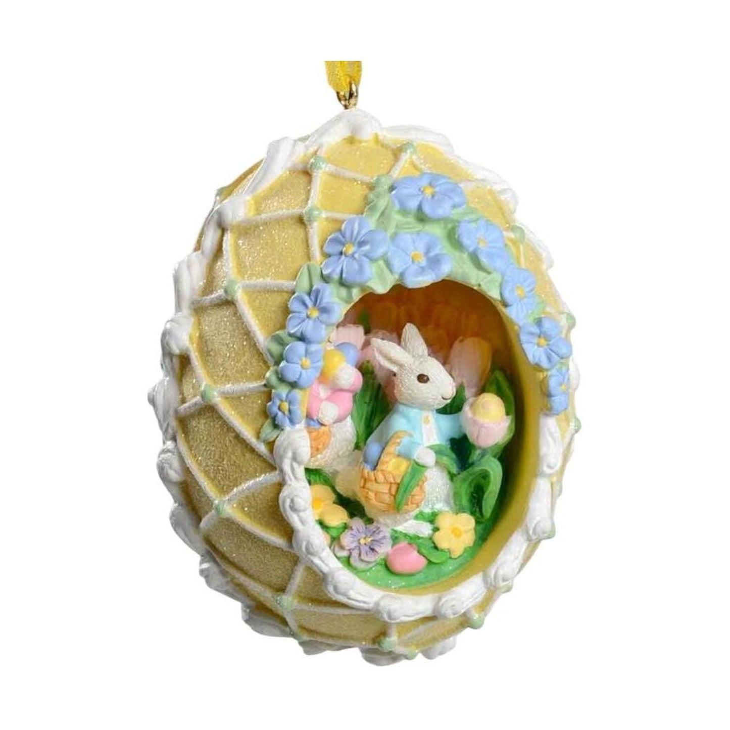 2003 Egg Hunt Hoppers Hallmark Ornament (Peek-a-Boo Egg) QEO8039