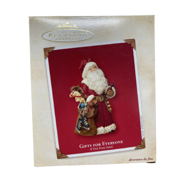 2003 Gifts for Everyone Hallmark Ornament (A Visit From Santa) QP1409
