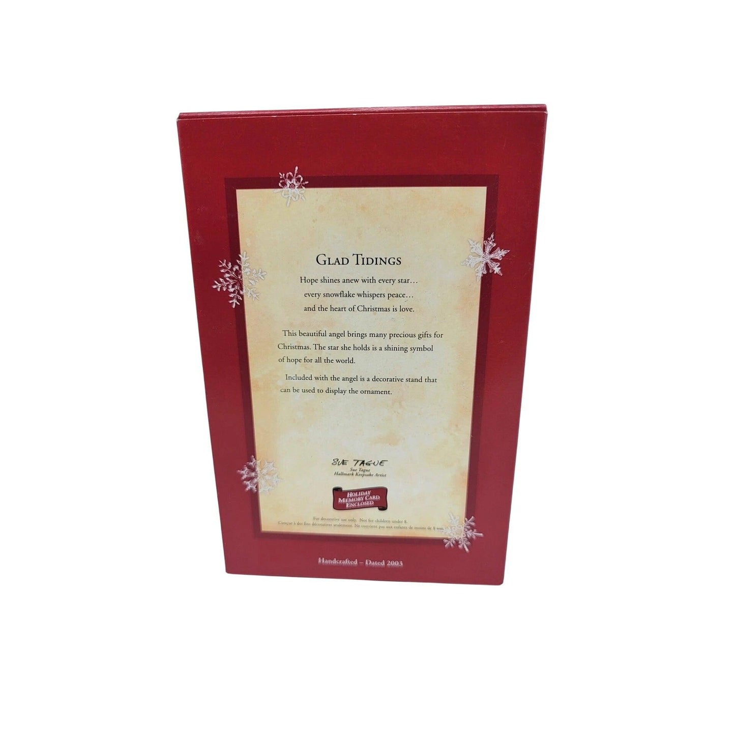 2003 Glad Tidings Hallmark Ornament (Angel) QRP4237