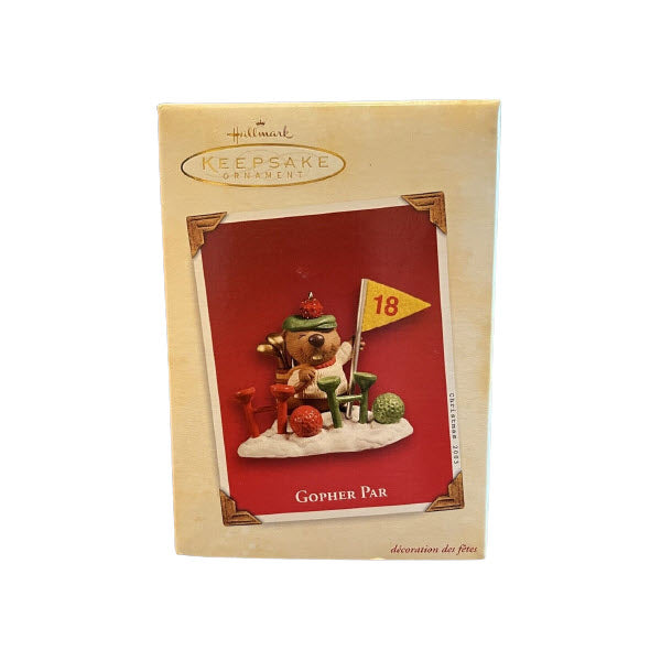 2003 Gopher Par Hallmark Ornament (Golf) QXG8587