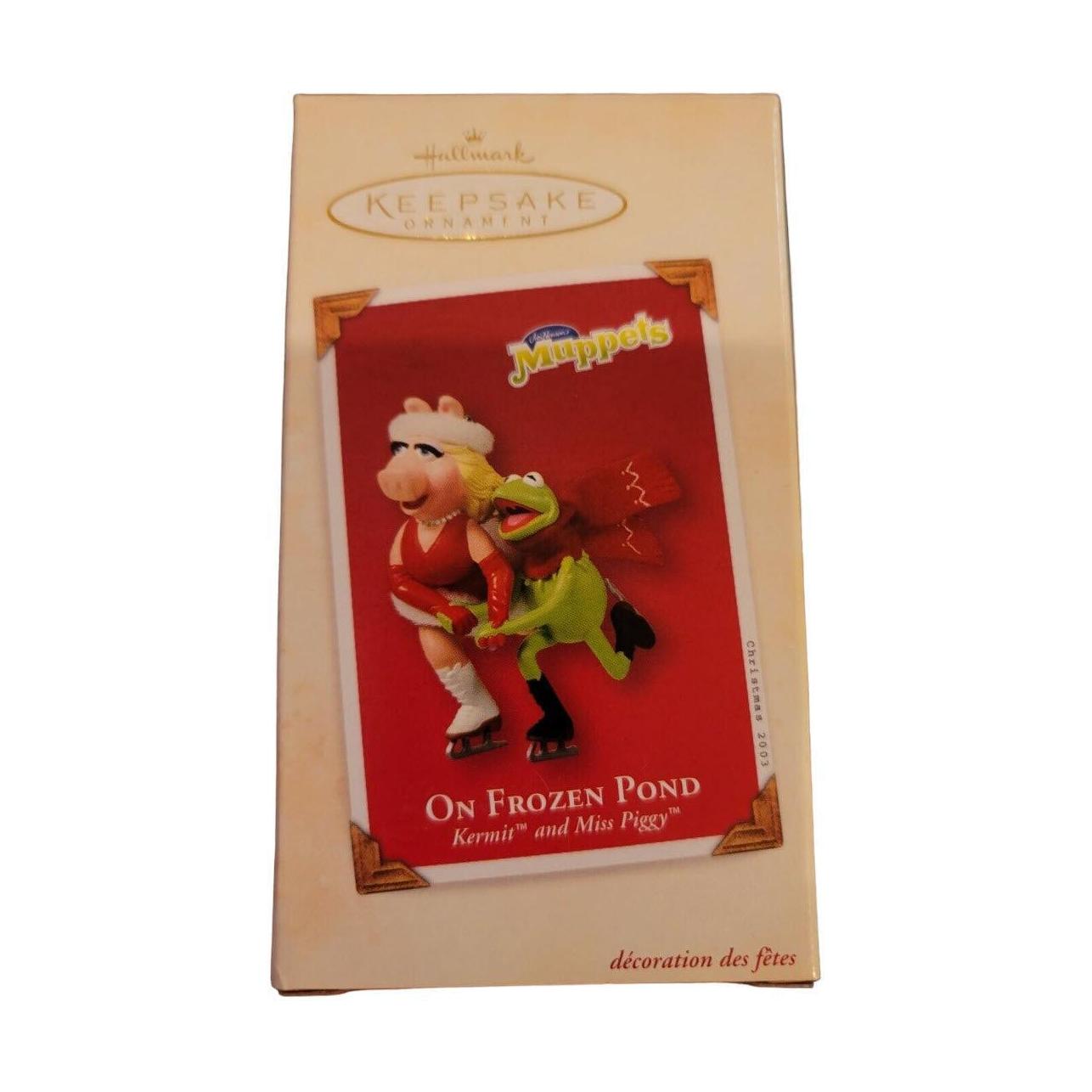 2003 Kermit and Miss Piggy Hallmark Ornament (The Muppets) QXI4289