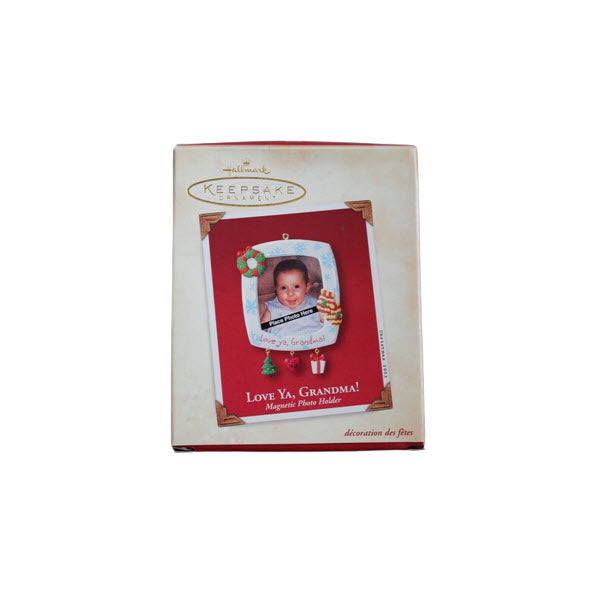 2003 Love Ya, Grandma! Hallmark Ornament (Magnetic Photo Holder) QXG8917