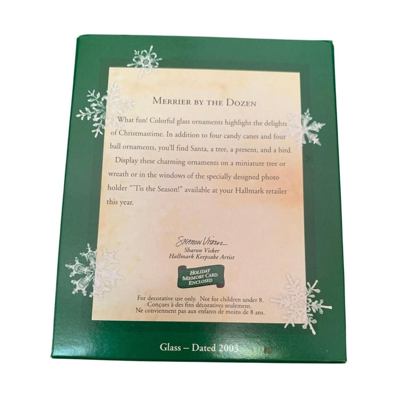2003 Merrier by the Dozen Hallmark Ornament (Candy) QXM5049