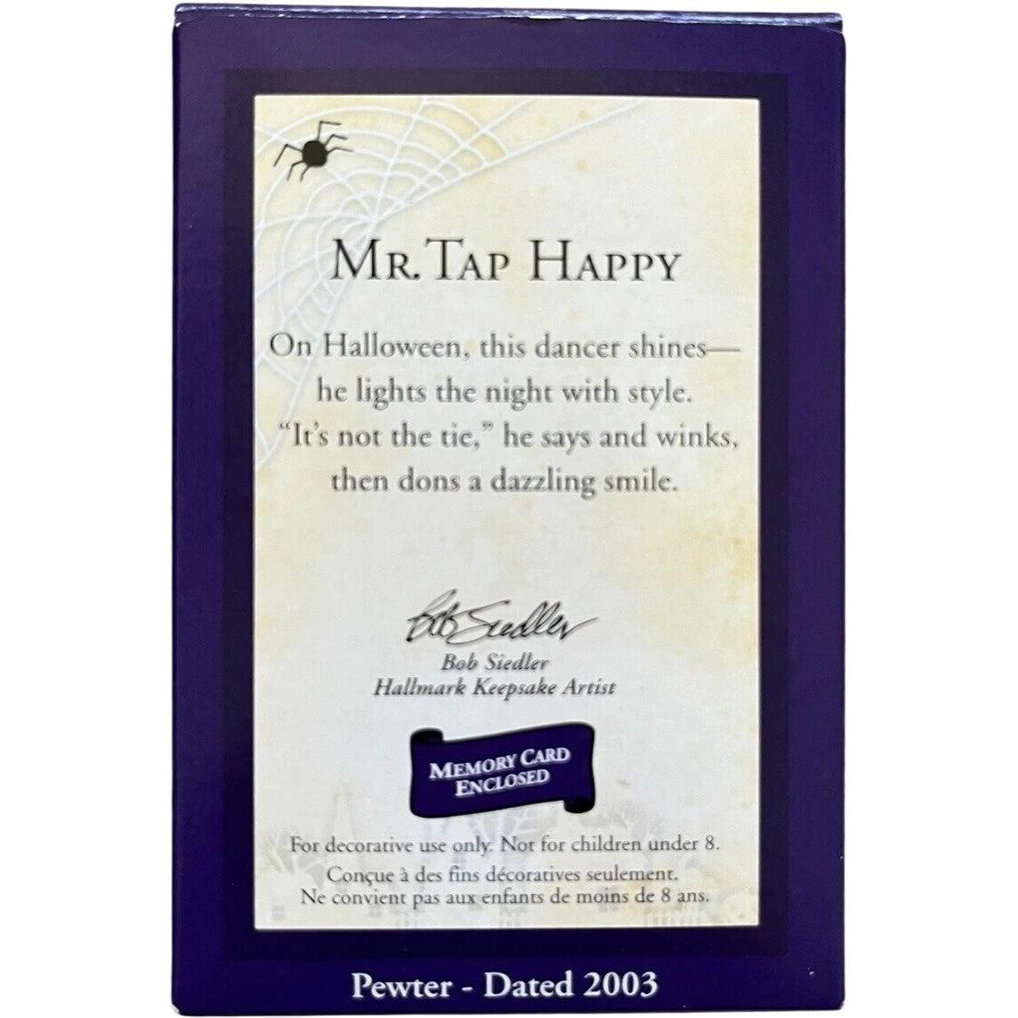 2003 Mr. Tap Happy Hallmark Ornament (Halloween) QFO6017
