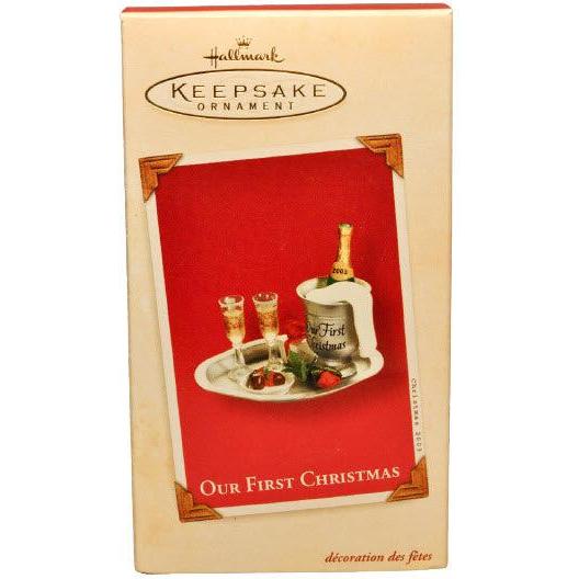 2003 Our First Christmas Hallmark Ornament (Eat & Drink) QXG8877