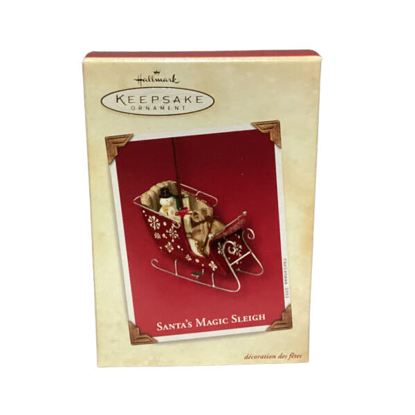 2003 Santa's Magic Sleigh Hallmark Ornament (Sleigh) QRP4247