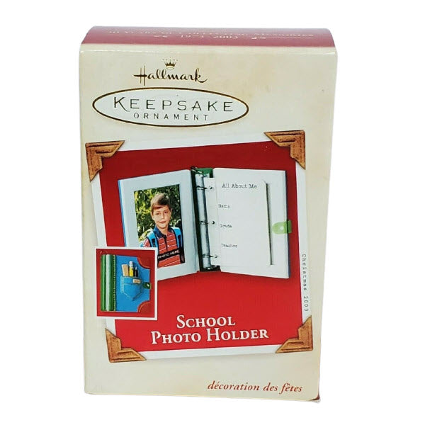 2003 School Photo Holder Hallmark Ornament (Photo Holder) QXG8929