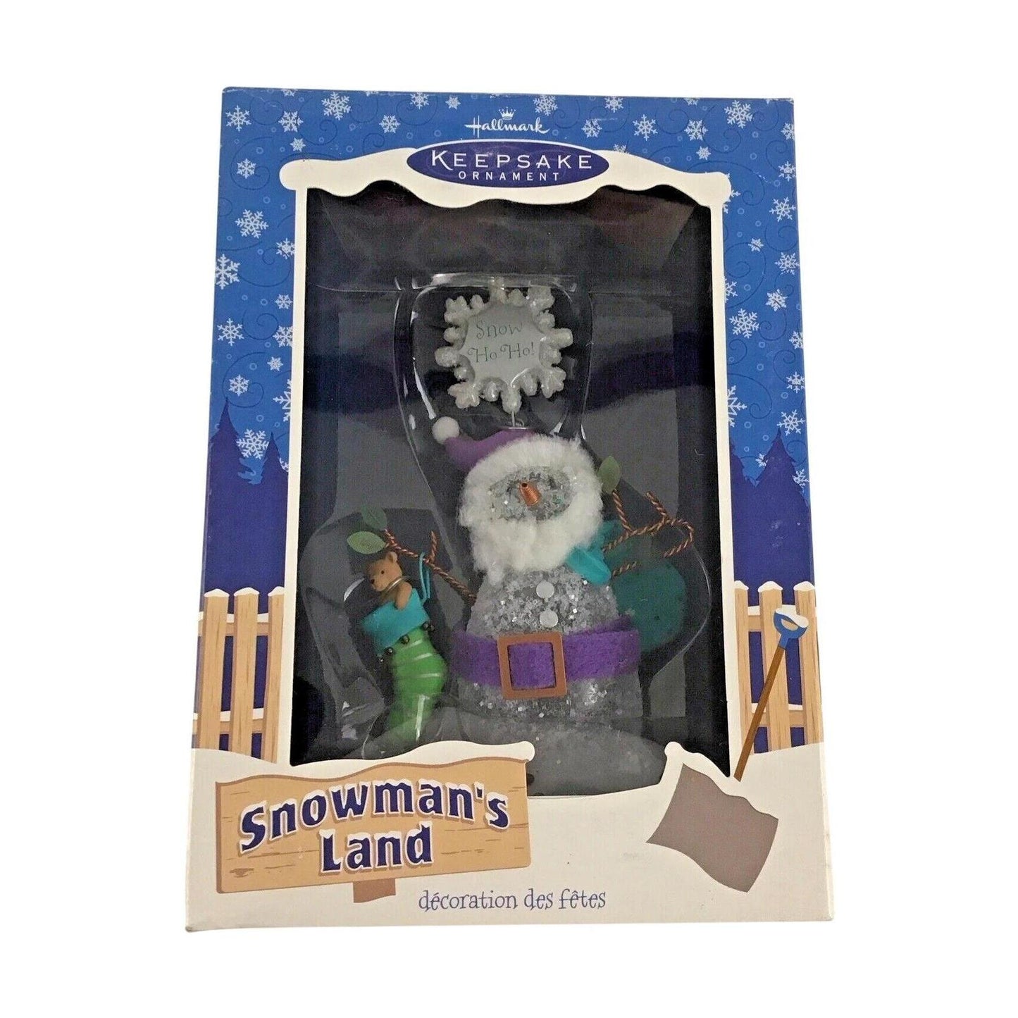 2003 Snow Ho Ho! Hallmark Ornament (Snowman's Land) QP1107