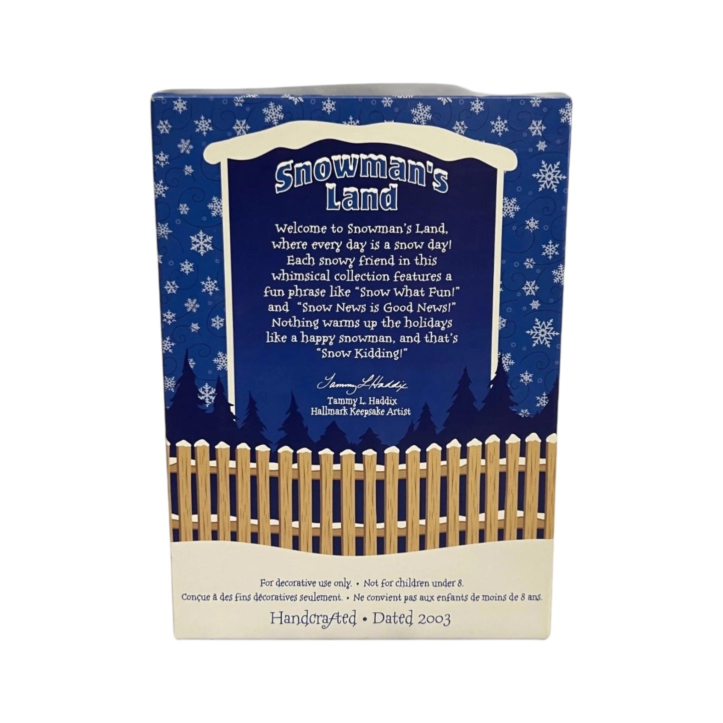 2003 Snow News is Good News! Hallmark Ornament (Snowman's Land) QP1117 Image9