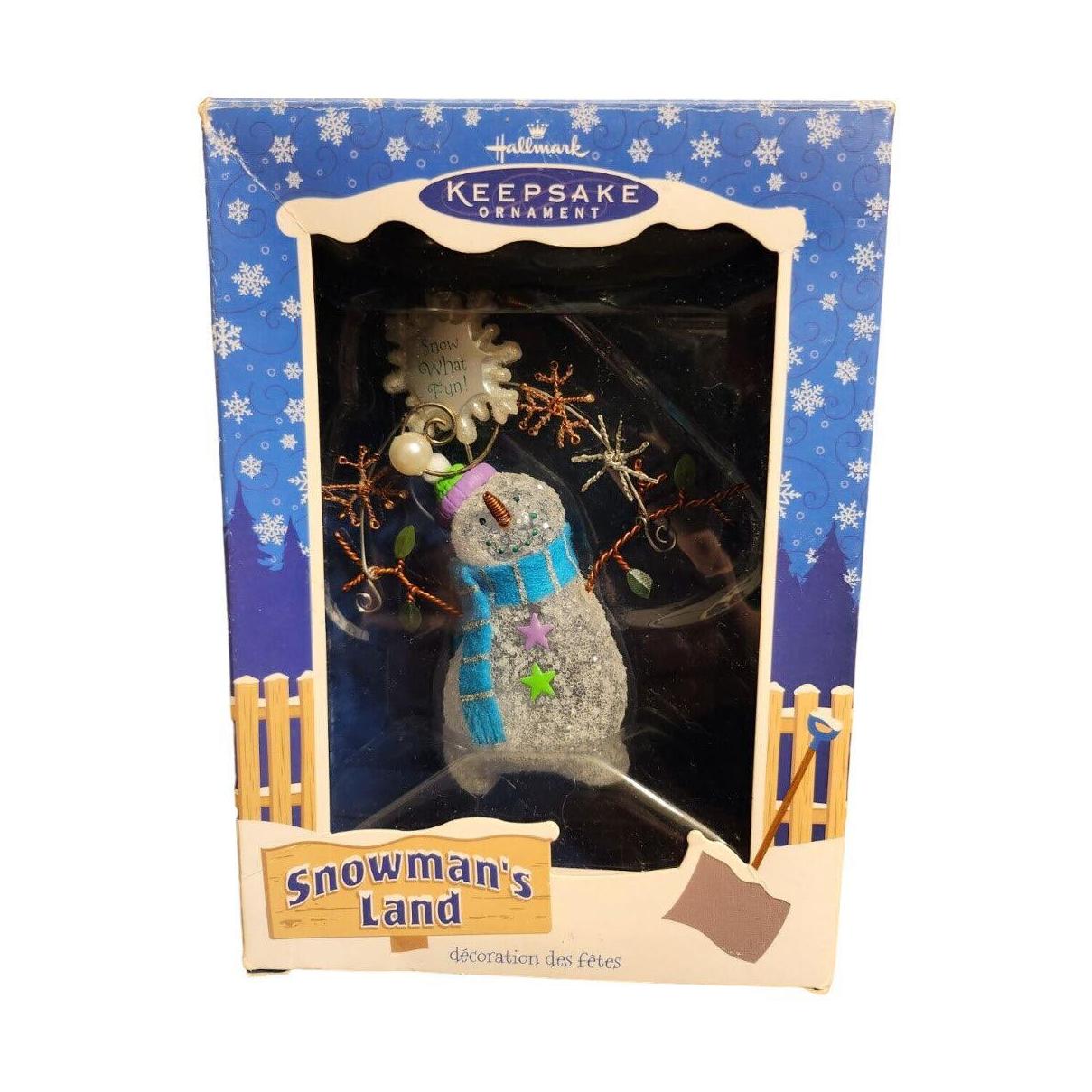 2003 Snow What Fun! Hallmark Ornament (Snowman's Land) QP1127