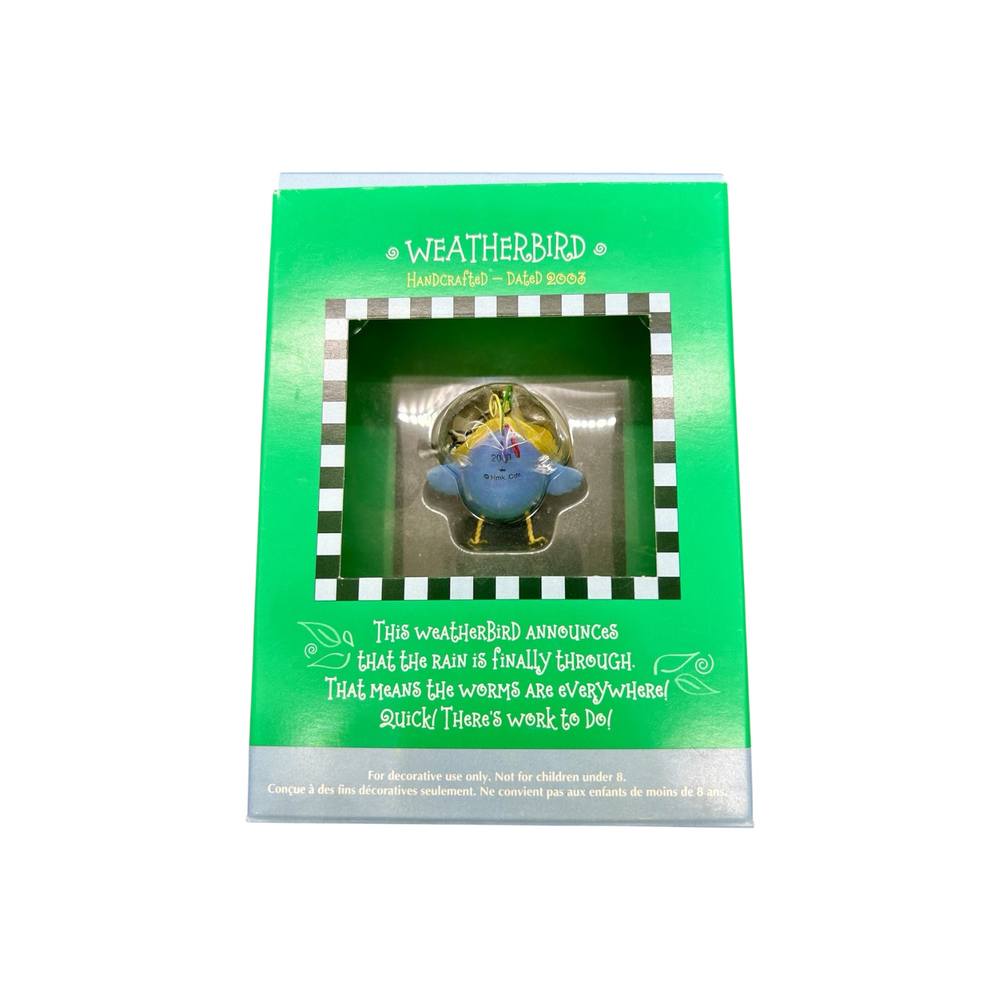2003 Weatherbird Hallmark Ornament (Tweedle Dee Tweet) QEO8519