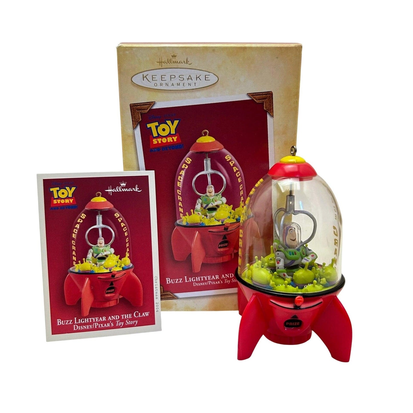 2004 Buzz Lightyear and The Claw Hallmark Ornament (Toy Story) QXD8671