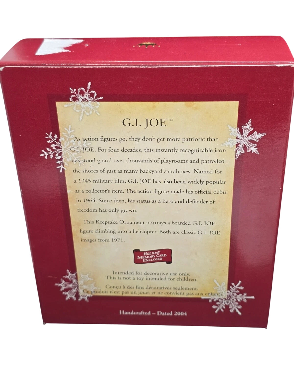 2004 G.I. Joe Hallmark Ornament (G.I. Joe) QXI8601