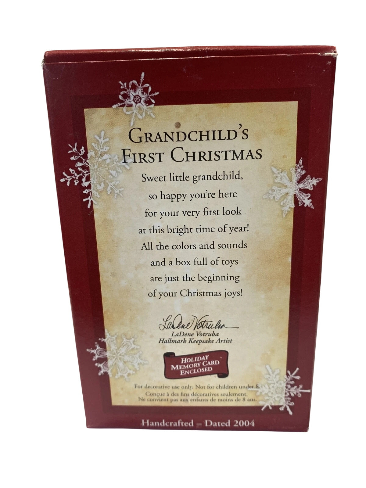 2004 GrandChild's First Christmas Hallmark Ornament (Teddy Bear) QXG5741