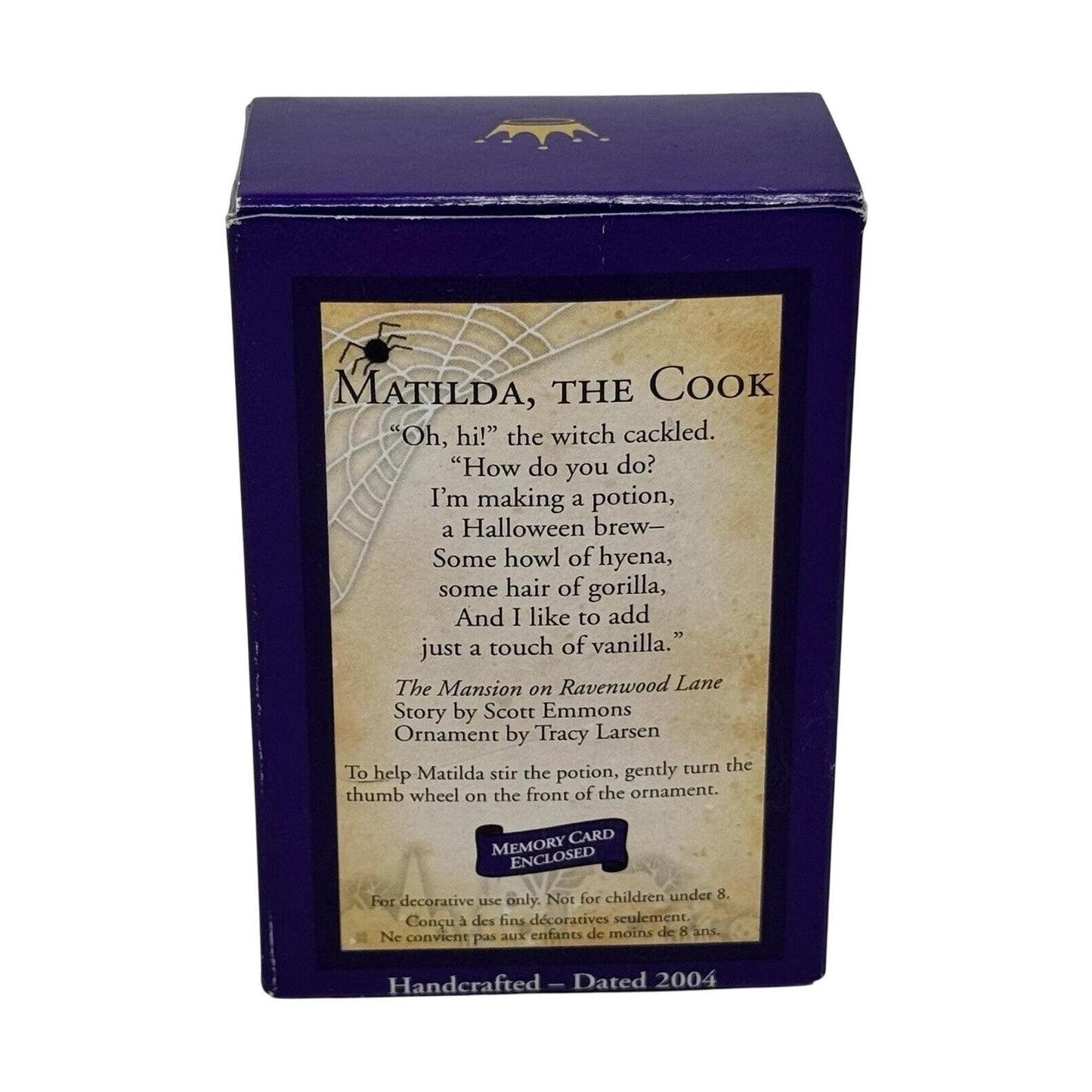 2004 Matilda, The Cook Hallmark Ornament (Halloween) QFO6041