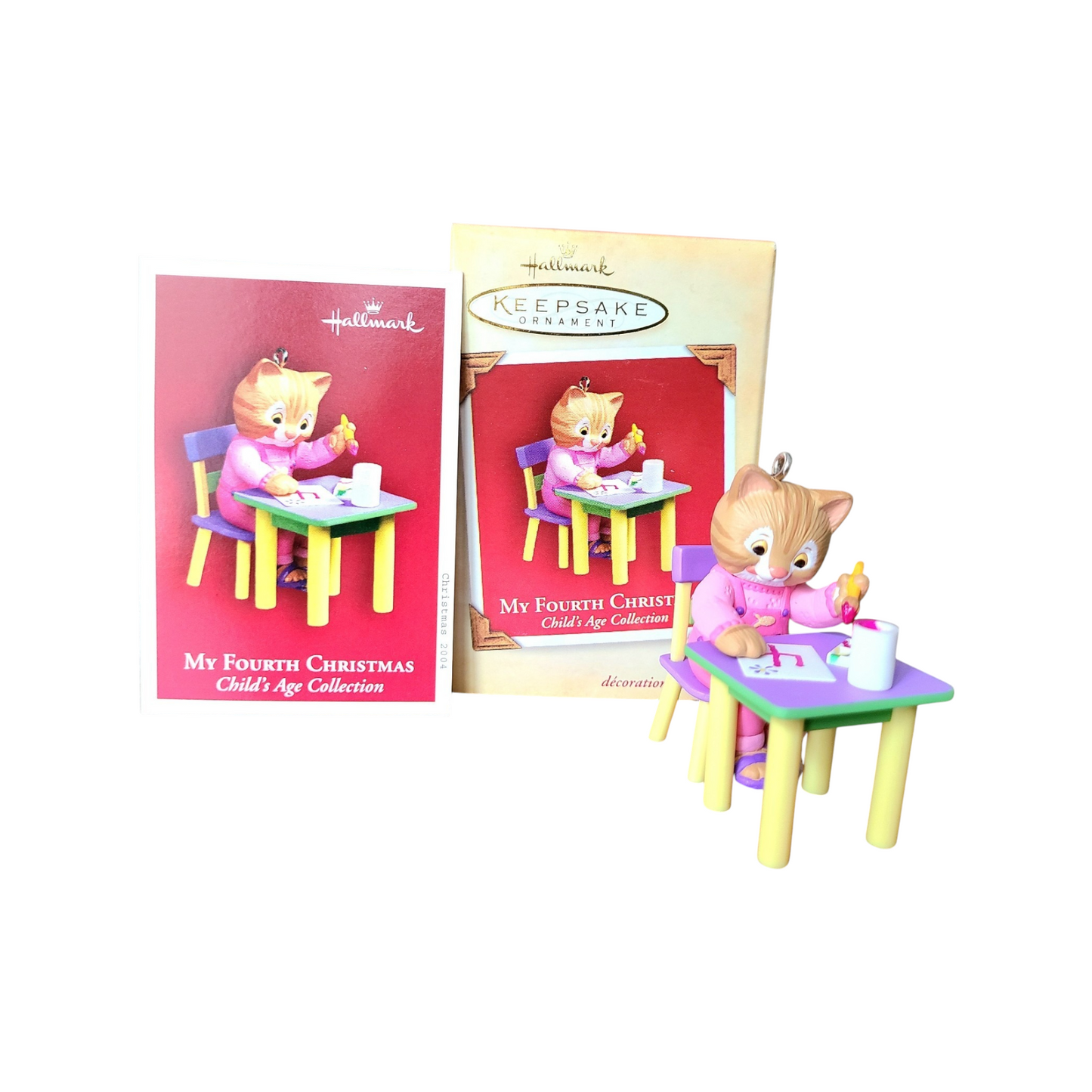 2004 My Fourth Christmas Hallmark Ornament (QXG5684) QXG5684