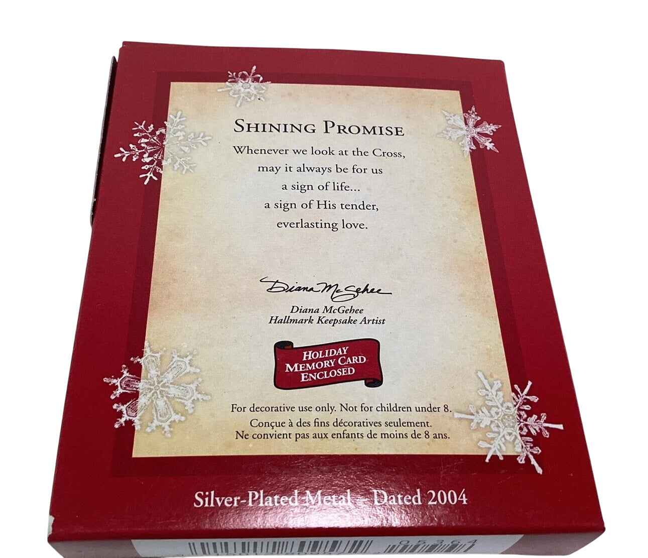 2004 Shining Promise Hallmark Ornament (Cross) QXG5364