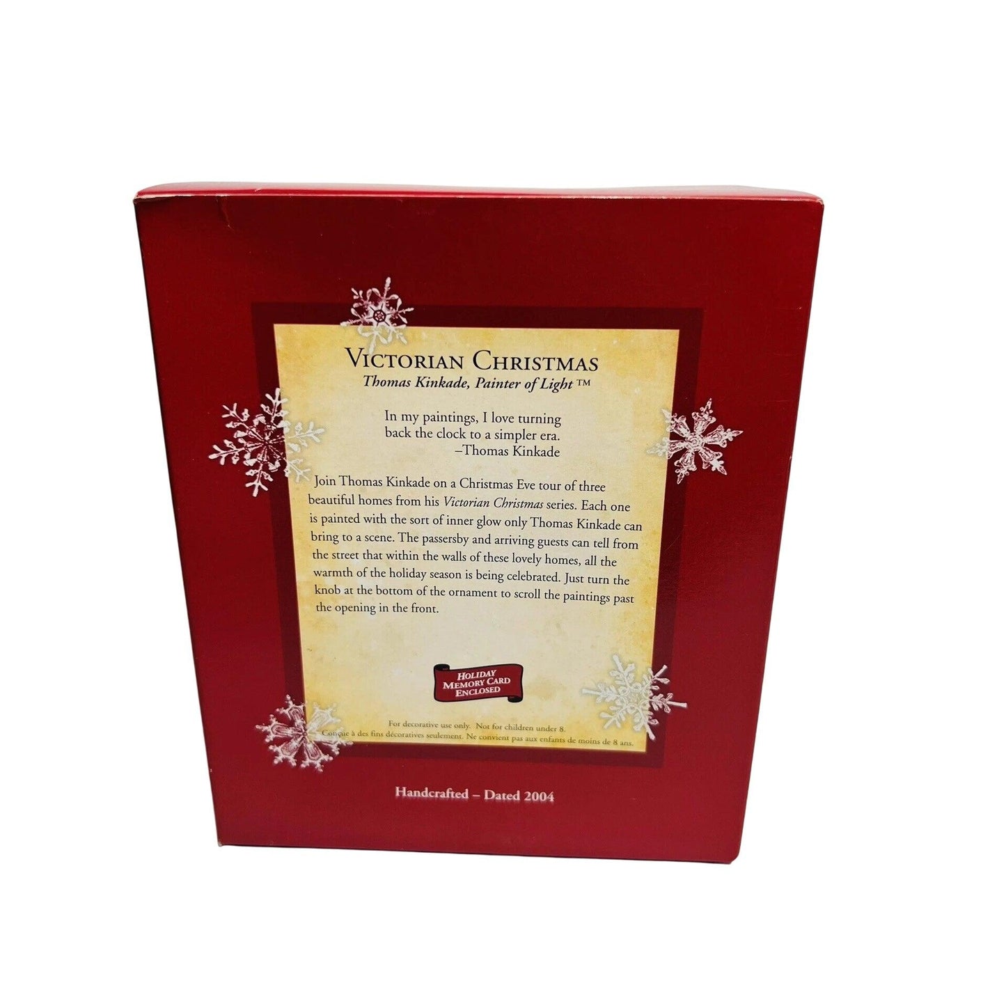 2004 Victorian Christmas Hallmark Ornament (Thomas Kinkade) QXG5521