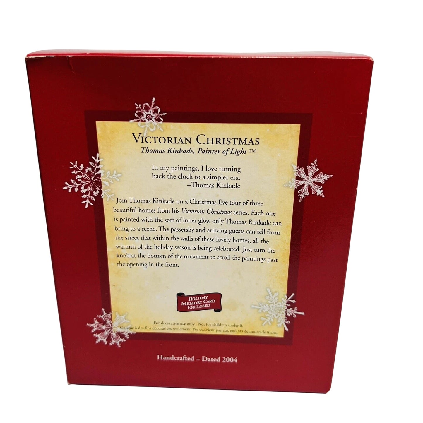 2004 Victorian Christmas Hallmark Ornament (Thomas Kinkade) QXG5521