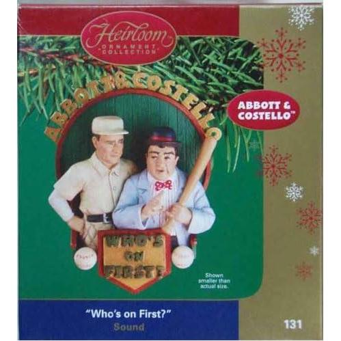 CXOR-131L 2004 Who's on First? - Abbott & Costello (Movie TV Series & Animations) by Carlton Cards Image2