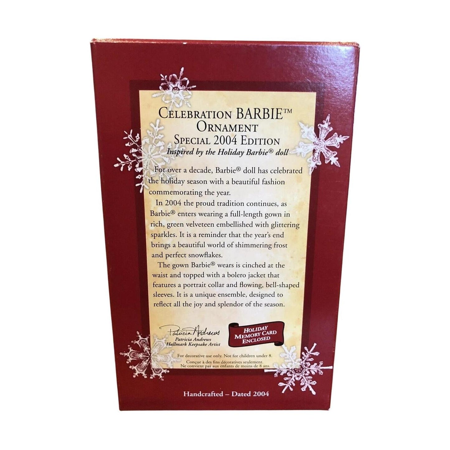 2004 Celebration BARBIE Special Holiday Edition Hallmark Ornament (Celebration Barbie) QXI8664