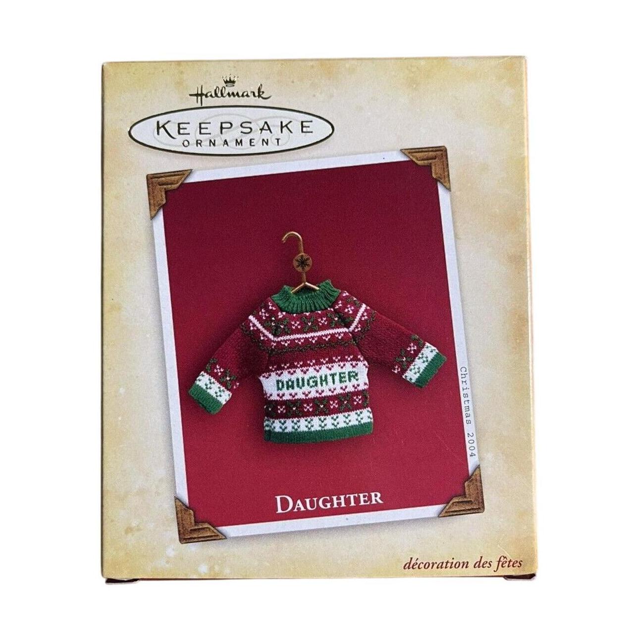 2004 Daughter Hallmark Ornament (Family) QXG5561