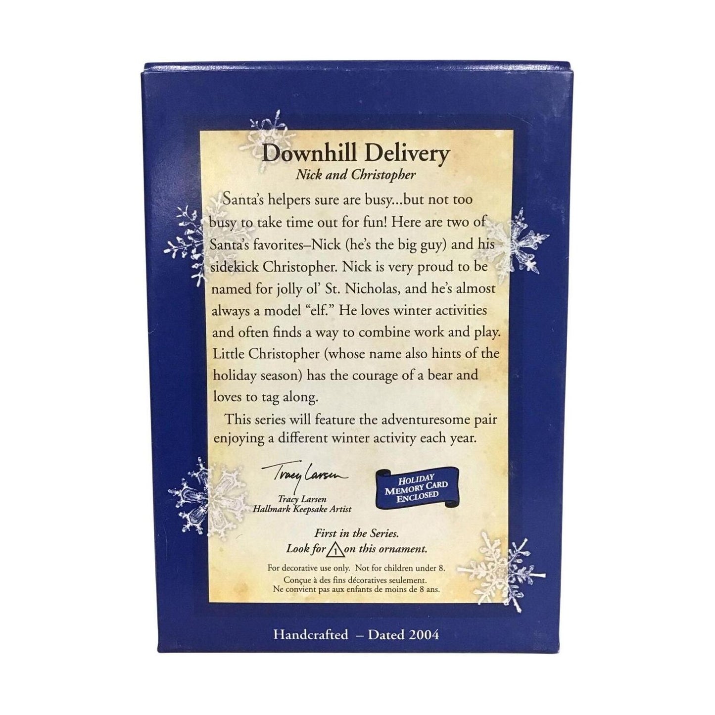 2004 Downhill Delivery Hallmark Ornament (Nick and Christopher) QX2834