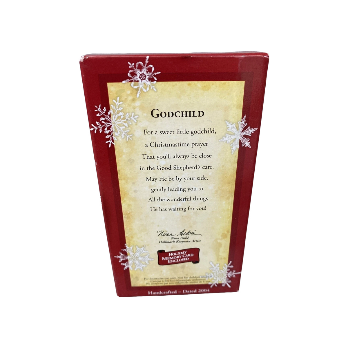 2004 Godchild Hallmark Ornament (Shepherd) QXG5644 Image8
