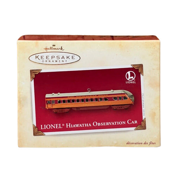 2004 Hiawatha Observation Car Hallmark Ornament (Lionel) QXI4104