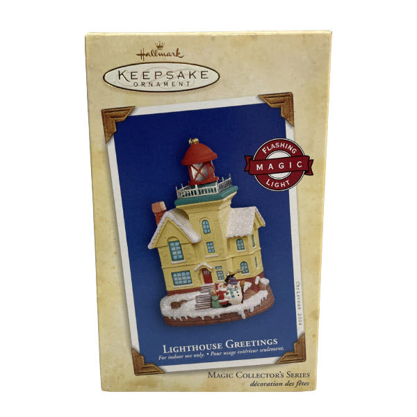 2004 Lighthouse Greetings Hallmark Ornament (Lighthouse Greetings) QX8104