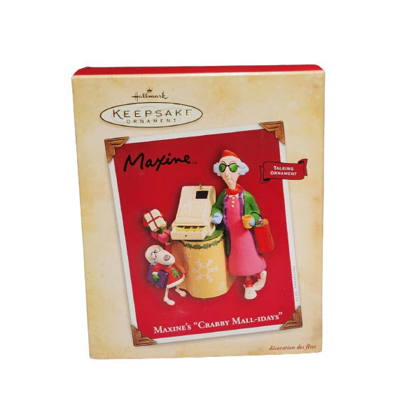 2004 Maxine's Crabby Mall-idays Hallmark Ornament (Maxine) QLX7641