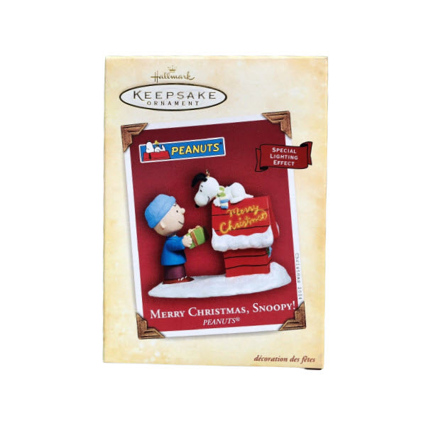 2004 Merry Christmas Snoopy! Hallmark Ornament (Peanuts) QXI4081