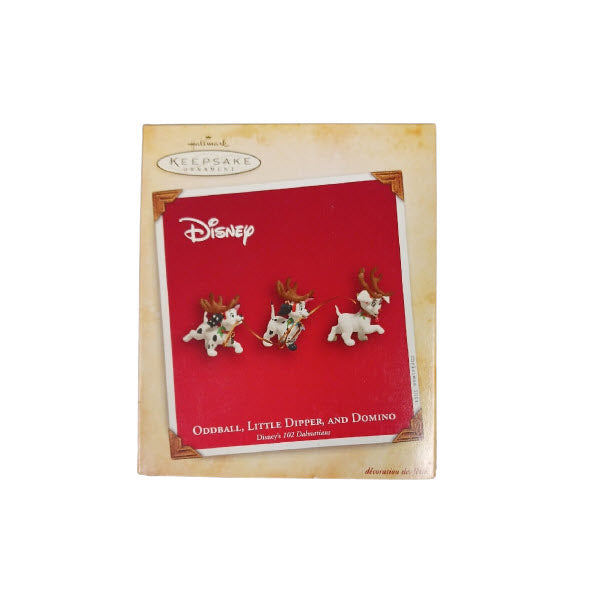 2004 Oddball, Little Dipper, and Domino Hallmark Ornament (101 Dalmatians) QXD5074