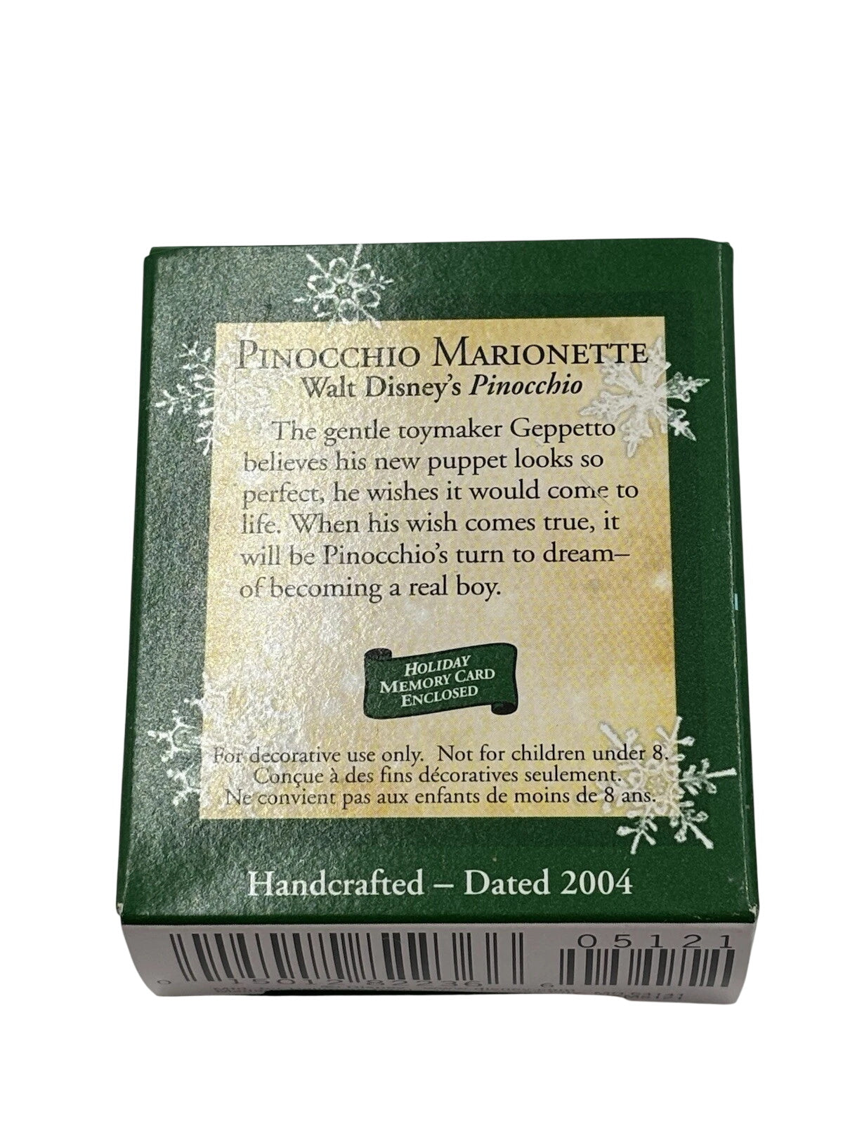 2004 Pinocchio Marionette Hallmark Ornament (WaltDisney's Pinocchio) QXM5121