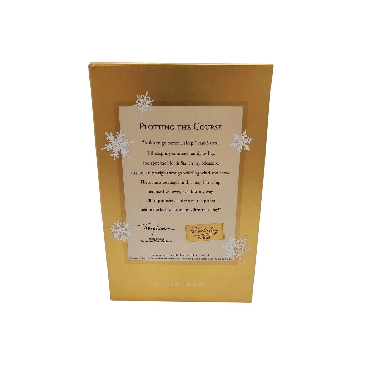 2004 Plotting the Course Hallmark Ornament (Snowman) QXC4002