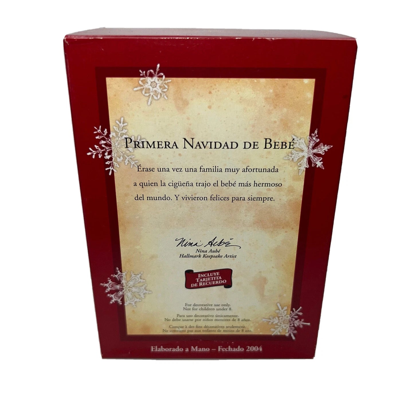 2004 Primera Navidad De Bebe Hallmark Ornament (Bird) QXG5751