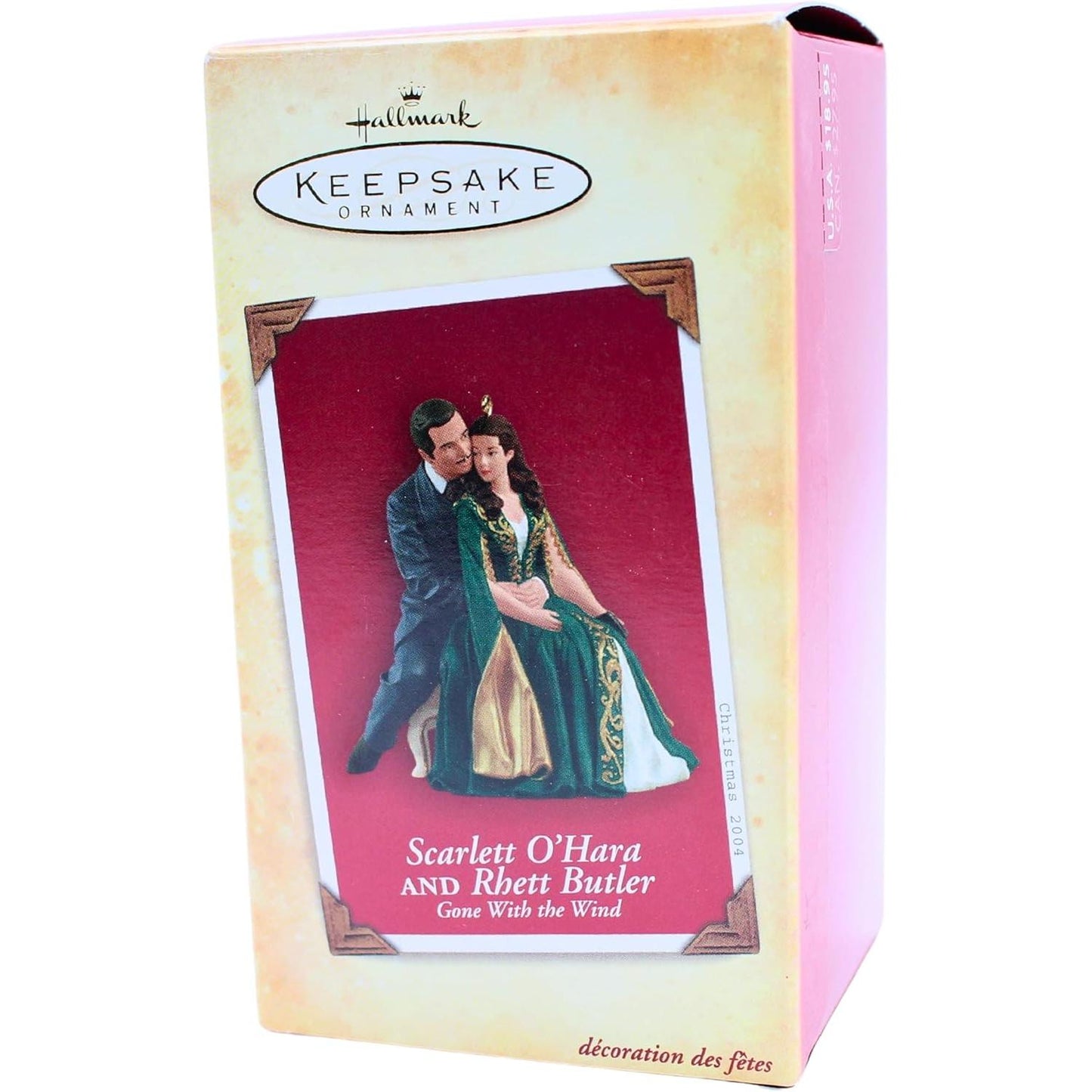 2004 Scarlett O'Hara and Rhett Butler Hallmark Ornament (Gone with the Wind) QXI4034