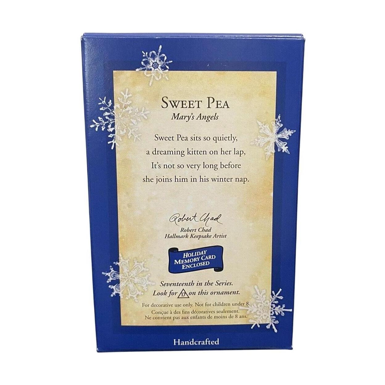 2004 Sweet Pea Hallmark Ornament (Mary's Angels) QX8324